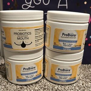 4 pack of ProBiora Probiotics for Dogs